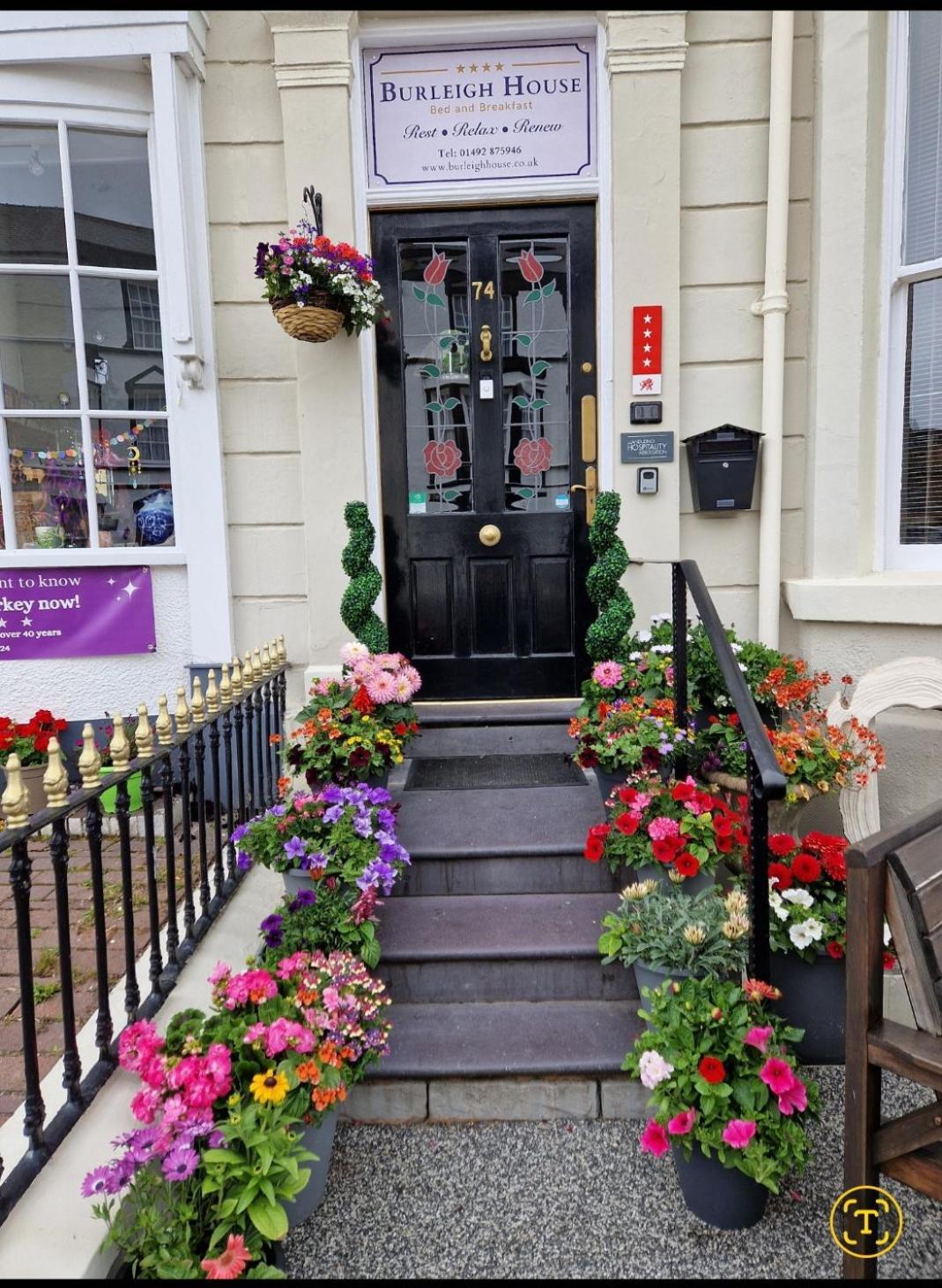 Burleigh Guest House Llandudno Exteriör bild